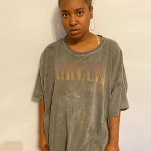 OS Urban Outfitters Nirvana T-Shirt Dress 😩